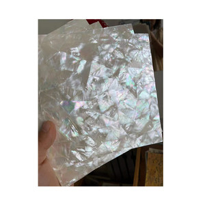 Foglio di madreperla bianco conchiglia di mare naturale foglio di Abalone della nuova zelanda per la decorazione della casa di mobili di artigianato artistico - Product Image 1