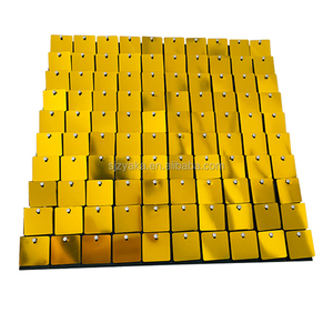 Gold Shimmer Sequin Wall <strong>Panel</strong> Board for Wedding Backdrop Decoration - Product Image 1