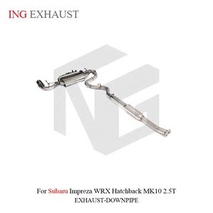 Sistema de Escape Cat-Back Valvetronic de Acero Inoxidable ING para <span class=keywords><strong>Subaru</strong></span> <span class=keywords><strong>Impreza</strong></span> WRX <span class=keywords><strong>Hatchback</strong></span> MK10 2.5T, Piezas de Alto Rendimiento al por Mayor - Product Image 3