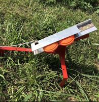 Piège à pigeons manuel 2pcs avec plaque d'argile pour le tir et la chasse