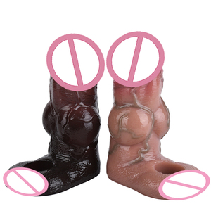 Extensor de Pene SXXY, Agrandador de Grosor, Funda de Silicona Realista para Pene, Condón Hueco Reutilizable, Funda para Pene Masculino, Juguetes Sexuales - Product Image 1