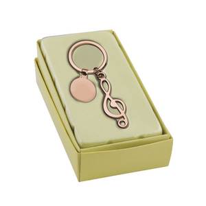 Porte-clés en métal élégant ROS, style dessin animé, en alliage de zinc, personnalisable avec logo - Product Image 2