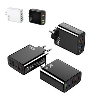 International <b>USB</b> Wall <b>Adapter</b> Custom Black 65W Mobile Phone Type C Fast <b>Plug</b> Charger for Home - Product Image 1