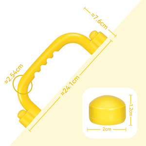 <b>Plastic</b> Children's <b>Slide</b> Handle Yellow 24.1cm Outdoor Playground Equipment Toy Accessory - Product Image 1