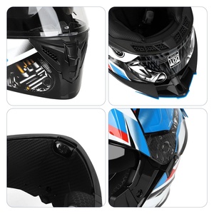 Casco Abierto Todoterreno Azul Speed Talla L (57-58), Casco Integral para Ciclismo de Montaña y Carretera, Casco para Adultos - Product Image 6