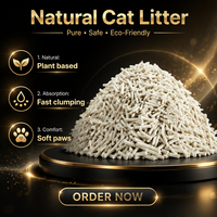 Pasir Kucing Tofu Humid Climate Pro Formula Anti Fermentasi Tahan Jamur Bebas Bau 7 Hari Dapat Dibuang di Toilet Grosir