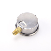 4" 4.5" 115mm 100mm Psi Pvdf Stainless Steel Bourdon Liquid Oil Fuel Hydraulic Vacuum Manometer Pressure Gauge