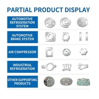 Pièces d'emboutissage métalliques ODM personnalisées 7C27Mo2, lames de soupape automobiles pour système de freinage de voiture et compresseur de suspension pneumatique