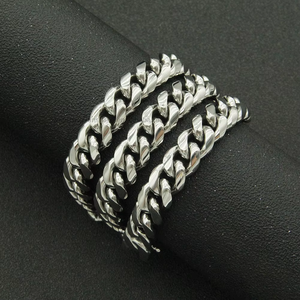 Collar de Cadena Cubana de Acero de Titanio para Hombre, Joyería de Moda Hip-hop para Discoteca, Collar Tanjing Fashion Lijing - Product Image 2