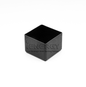 Revêtement d'extrémité noir en plastique pour rail de panneau solaire Système solaire Rail standard <span class=keywords><strong>Couvercle</strong></span> de rail solaire noir - Product Image 1