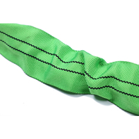 ¡Gran oferta! Eslingas de elevación verdes de poliéster 100% con certificación CE, marca OEM, 6:1 de seguridad, 2T W.L.L.