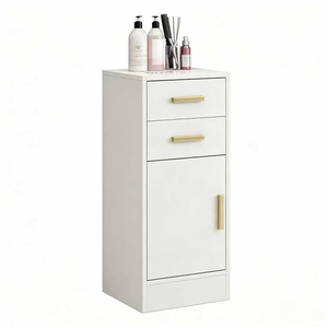 Barber Shop Beauty Salon Dedicated Hair Cutting <b>Tool</b> Cabinet Storage Rack MDF Modern Design Stable Multifunctional - Product Image 1