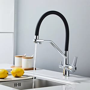 <span class=keywords><strong>Miscelatore</strong></span> <span class=keywords><strong>Acqua</strong></span> Calda e Fredda con Rotazione a 360°, Rubinetto da <span class=keywords><strong>Cucina</strong></span> in Acciaio Inox con Valvola in Ceramica e Filtro Purificatore d'<span class=keywords><strong>Acqua</strong></span> - Product Image 3