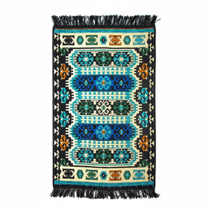 Alfombra Kilim turca hecha a máquina - Product Image 3