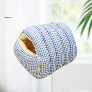 USMILEPET Gestreiftes Faltbares Modernes Arktisches <span class=keywords><strong>Fleece</strong></span> Tragbares Haustierbett für Katzen & Hunde Maschinenwaschbar Geschlossenes Design - Product Image 4