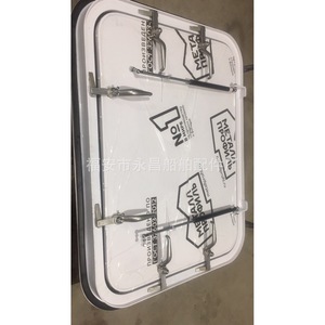 Couvre-portes et fenêtres en alliage d'aluminium marin, ressort à gaz, trappe pour yacht, couvre-trappe encastrés pour fenêtre et porte de bateau - Product Image 1