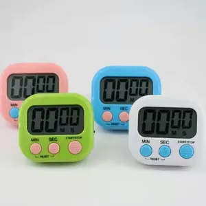 便携式厨房计时器ABS塑料表面迷你数字烹饪计时器小型迷你烹饪进纸器倒计时计时器