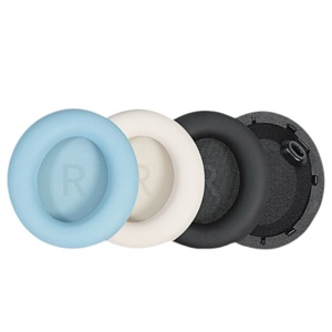 Coussinets d'oreille de remplacement pour Anker Soundcore Space One S1, en cuir protéiné doux pour la peau, surface lisse, réduction de la pression - Product Image 1