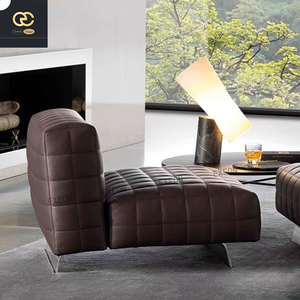 أريكة إيطالية فاخرة مصممة حديثًا مجموعة أرائك فيلا إبداعية شبه زاوية - Product Image 5
