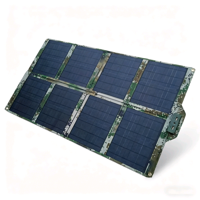 100W Portable 8-Fold Monocrystalline Solar Panel Waterproof Foldable Charger with QC3.0 for 12V-72V Outdoor Camping & RV Use