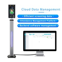 Sistema de Control de Acceso con Reconocimiento Facial Basado en la Nube Tendcent TM81-P, Terminal de Control de Asistencia con Huella Dactilar y Pantalla LCD