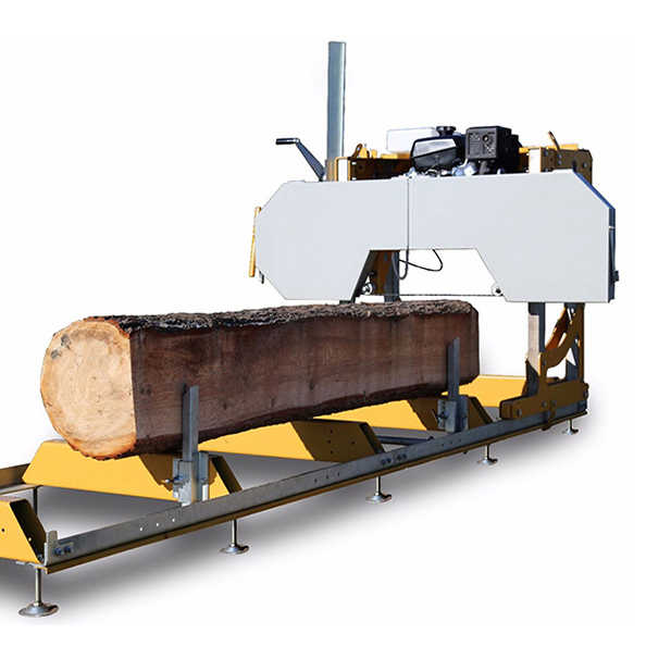 portable horizontal band sawmill timber bandsaw wheels sawmill
