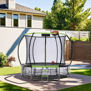 Filet d'enceinte 6FT-18FT <span class=keywords><strong>Trampoline</strong></span> en mousse pliable facile à assembler pour les tout-petits en extérieur - Product Image 6