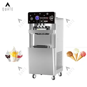 Newest Table Top Vertical Soft Ice cream Making Machine With Touch Panel