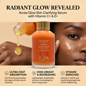 Siero Chiarificante Coreano con <span class=keywords><strong>Vitamina</strong></span> C ed <span class=keywords><strong>E</strong></span>, Antiossidante <span class=keywords><strong>e</strong></span> Illuminante, Siero Nutriente per la Cura della Pelle Naturale <span class=keywords><strong>e</strong></span> Biologico, Etichetta Privata - Product Image 2