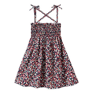 Nuove ragazze carine vestito floreale cotone senza maniche canotta vestito ragazze <span class=keywords><strong>abbigliamento</strong></span> moda casual vestito estivo per le ragazze - Product Image 6