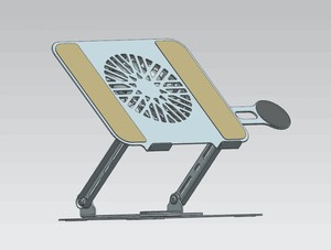 Great Roc 2025 Support pour ordinateur portable en métal le plus innovant avec <span class=keywords><strong>ventilateur</strong></span> magnétique amovible 360 <span class=keywords><strong>ventilateur</strong></span> de refroidissement réglable pour ordinateur portable <span class=keywords><strong>17</strong></span> <span class=keywords><strong>pouces</strong></span> - Product Image 5