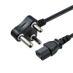 SABS persetujuan kabel daya AC 16A 250V kabel ekstensi listrik 3 Pin steker listrik Afrika Selatan dengan IEC C13