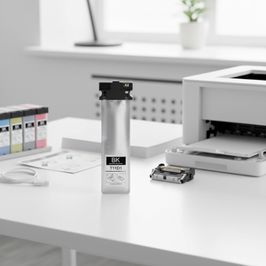 Ocbestjet <span class=keywords><strong>Bolsa</strong></span> <span class=keywords><strong>de</strong></span> Tinta <span class=keywords><strong>de</strong></span> 100ml/PC T11D T11D1-T11D4 con Chip <span class=keywords><strong>de</strong></span> un Solo Uso para Impresora Epson WorkForce Pro WF-C5890DWF/WF-C5390DWF (EUR) - Product Image 3