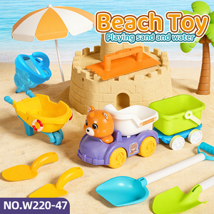 Set di 9 Giocattoli da Spiaggia Personalizzati, Regalo per Vacanze Estive e Compleanni per <span class=keywords><strong>Bambini</strong></span>, Attività da Spiaggia, Vendita all'Ingrosso - Product Image 2