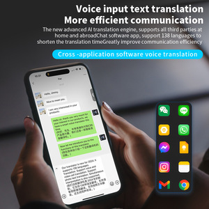 Traductor inteligente de IA portátil con soporte de anillo magnético, videollamada, interpretación simultánea, traductor fuera de línea - Product Image 4