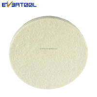EVERTOOL Tampon de polissage en feutre pour verre, disque en feutre de laine, boule de polissage en feutre, roue de polissage en laine pour métal