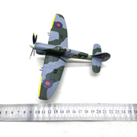Modelo de avión de combate británico Hawker Tempest Mk.V de la Segunda Guerra Mundial, escala 1:72, juguete coleccionable