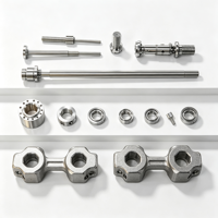 Pièces en aluminium usinées CNC industrielles sur mesure, pièces en acier inoxydable usinées CNC 5 axes OEM, pièces de précision