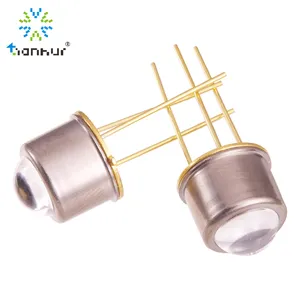 Tianhui Đèn Điốt LED UV Lỗ Khoan DIP 345nm 343nm TO39 Đèn LED UV 340 ~ 350nm Để Phân Tích Máu Quang Trị Liệu