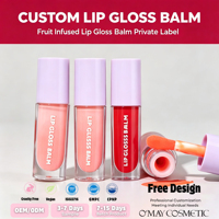 Gloss à lèvres liquide minéral végétalien hydratant et nourrissant, longue tenue, imperméable, de haute qualité, avec logo personnalisé en gros