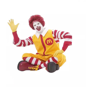 वयस्क क्रिसमस mcdonald क्लाउस कॉस्प्ले पोशाक पोशाक प्रदर्शन के लिए स्वागत सूट - Product Image 2