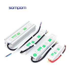 OEM AC DC 60w 120w 250w 300w 24v 12v 5v 5a 2.5a 10a ip 67 waterproof led power supply