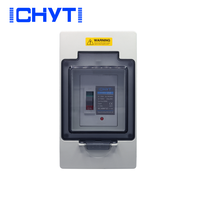 Disjoncteur à boîtier moulé CHYT 1000V avec boîtier de combinaison en plastique pour isolation et protection des systèmes solaires.