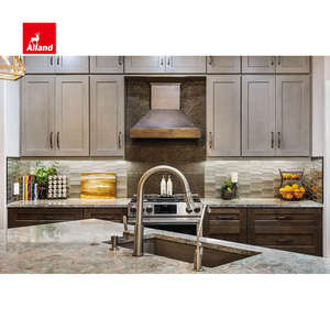 אלנדגרופ שיפוץ חלקי עץ מייפל ריהוט מלא קצה גבוהה מלא שייקר ארון מטבח שייקר עם ארונות קיר - Product Image 5