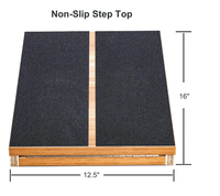 Planche inclinée professionnelle en bois à domicile, planche inclinée réglable et extenseur de mollets, planche extensible