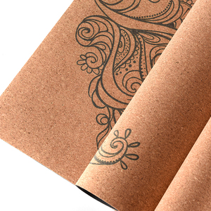 Mats De <span class=keywords><strong>Yoga</strong></span> De Corcho Se puede personalizar Cork <span class=keywords><strong>Yoga</strong></span> Floor Mat - Product Image 6