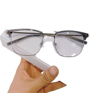 Lunettes de vue rectangulaires demi-cerclées Danyang 8051, protection anti-lumière bleue, unisexe, verres acryliques indice de réfraction 1.50 - Product Image 1