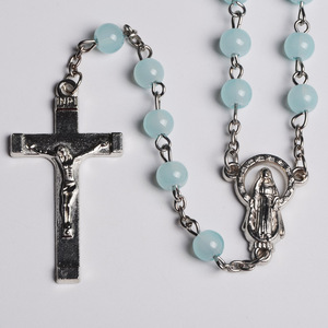 YIWU-cristal green low beaded for Pray, 6mm, cheap - Product Image 1