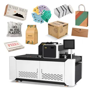 HK-SP1600B-WI avec la machine automatique d'imprimante numérique de tasse de papier d'emballage de boîtes d'alimentation