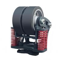 Roulettes pivotantes sur mesure de qualité marine en acier inoxydable 316L pour remorques de bateaux, chariots de quai et équipements portuaires